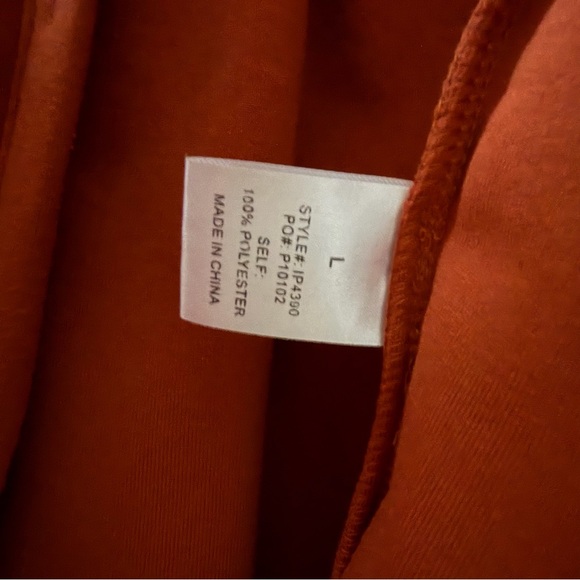 BiBi Rust Fleece Shacket Button Front Jacket - Size L - Picture 8 of 9